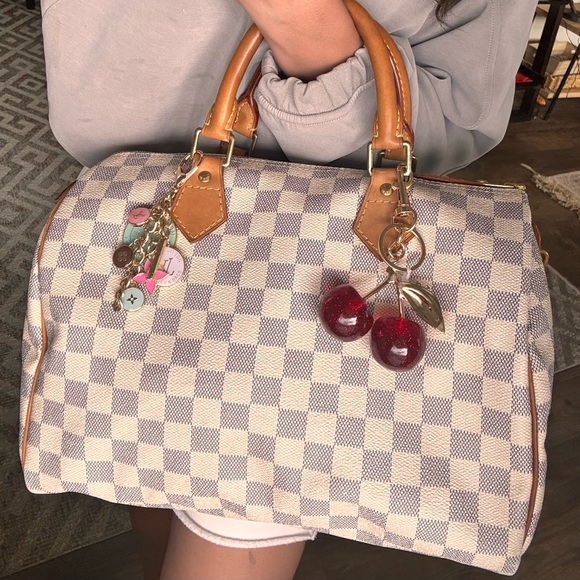Damier azur speedy 30 - Picture 1 of 7